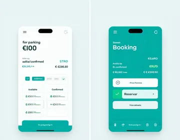 Vista previa de la tarjeta de reserva de Caza Tu Plaza en móvil
